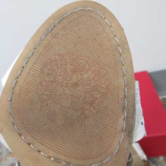 Vince Camuto Esten Heeled Sandal Women Size 7 White Cut Out Heeled Leather 450 - Picture 7 of 9